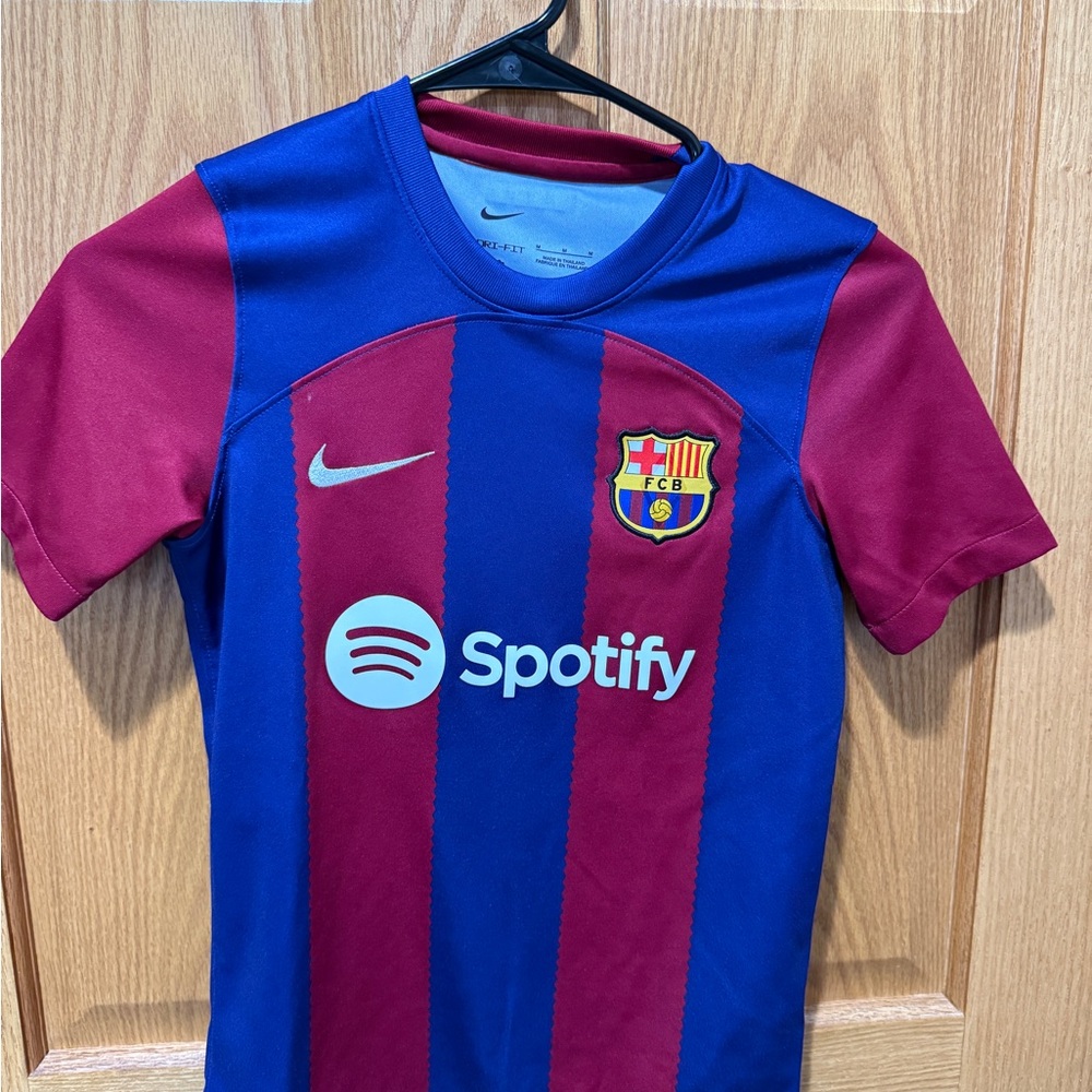 Nike Kids' Maroon and Blue FC Barcelona Jersey